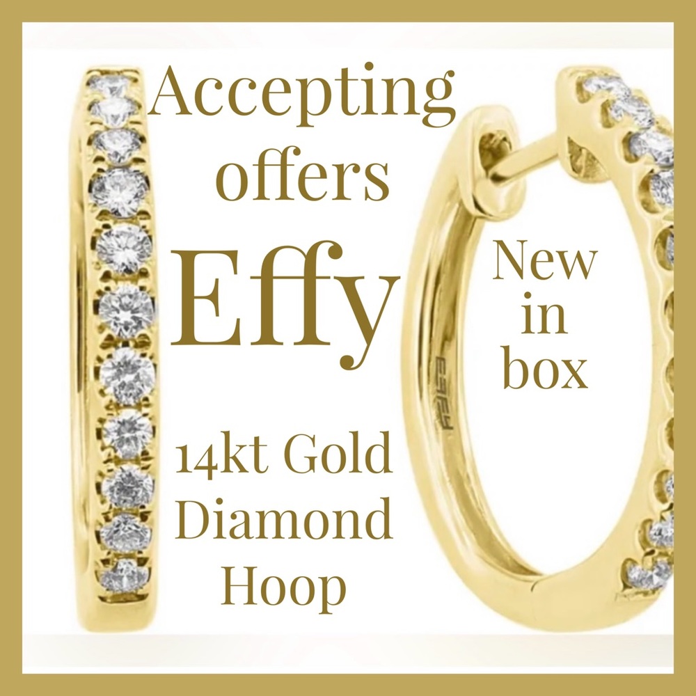 Only available for a few more days EFFY 14 kt Yellow Gold Diamond  .51 cttw  💎